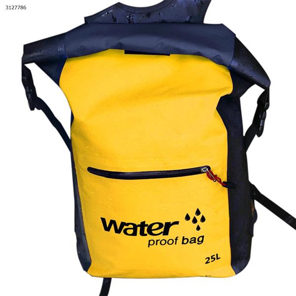 Sports outdoor bag mountaineering bag waterproof bag folding backpack 25L Yellow Outdoor backpack n/a