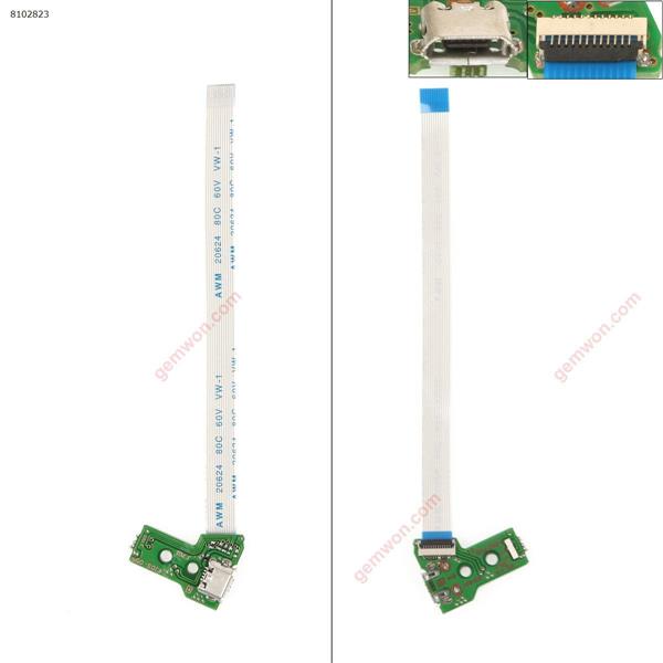 USB Charging Port Socket Board Charger Board JDS-055 With 12 Pin Flex Ribbon Cable For PS4 Controller Board Board JDS-055