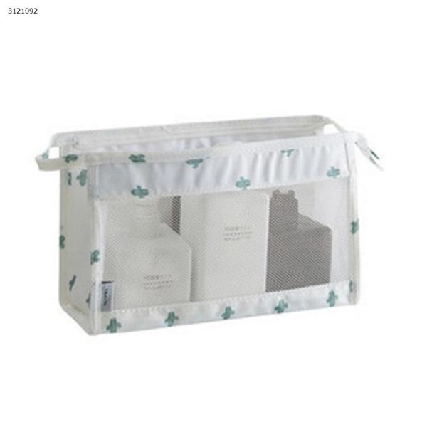 Grid cosmetic bag travel storage wash cosmetic storage bag hand bag Cactus Outdoor backpack n/a
