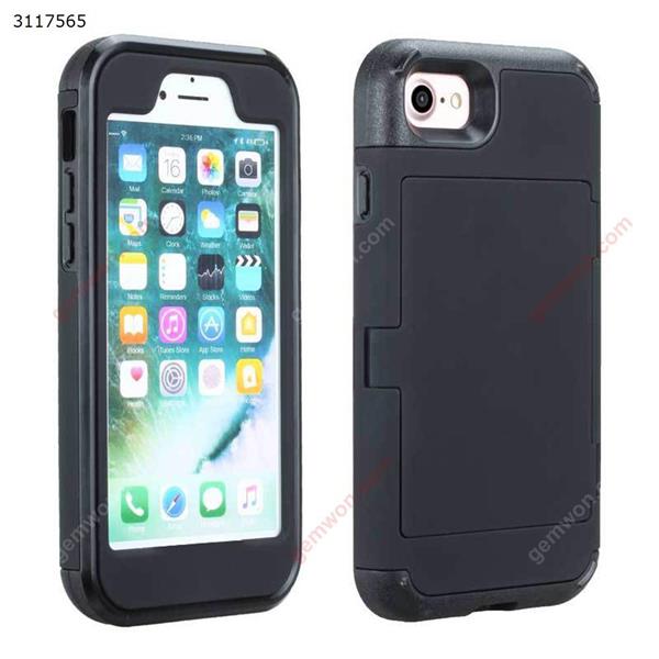 IPHONE X  Mirror insert mobile phone shell, Flip card for mobile phone protection shell, black Case IPHONE X MIRROR INSERT MOBILE PHONE SHELL
