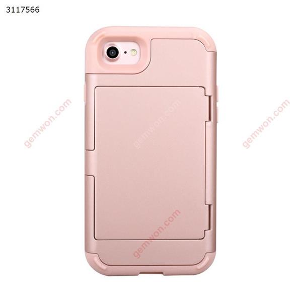 IPHONE X  Mirror insert mobile phone shell, Flip card for mobile phone protection shell, rose gold Case IPHONE X MIRROR INSERT MOBILE PHONE SHELL