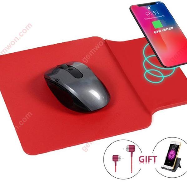 QI Wireless Charging  Mouse pad for iPhone 8 / iPhone 8 Plus / iPhone X / XR / Xs / XsMax / Samsung S9 / S9 Plus / S8 / S8Plus / S7 / S7 Edge / S6 Edge / HUAWEI Mate 20 RS / Mate 20 Pro Charger & Data Cable SBD