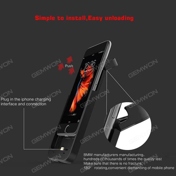 Wireless Charging Case Wireless Qi Receiver Case Charging Cover Case for iPhone 6 Plus /6s Plus （5.5''）Black Case KT-IPRX