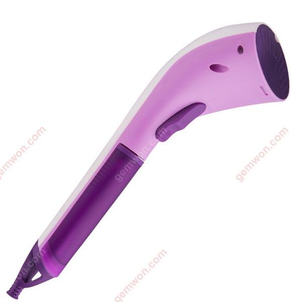 Travel Iron Portable Handheld Garment Steamer Electric Iron Steam Brush(purple)Plug：EU Electronic Digital YB-868B