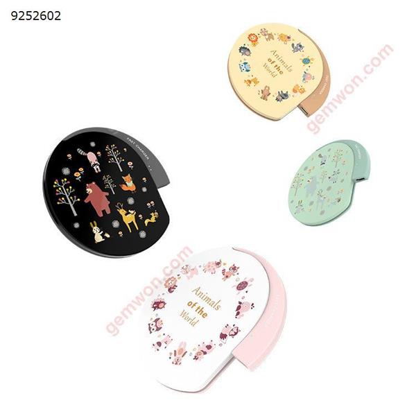 Type-C Cute Cartoon Wireless Charger,Only Supports Mobile Phone Charging With Wireless Charging,Pink Charger & Data Cable C26