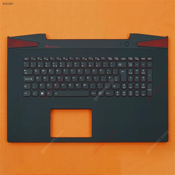 Lenovo Y50-70 Y70-70 palmres with UK Backlit keyboard case Upper cover BLACK Cover N/A