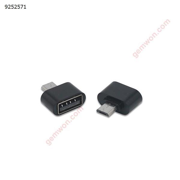 Micro USB OTG To USB 2.0 Mini Adapter, Micro USB Male OTG To USB 2.0 Female Mini Adapter ,Black Audio & Video Converter N/A