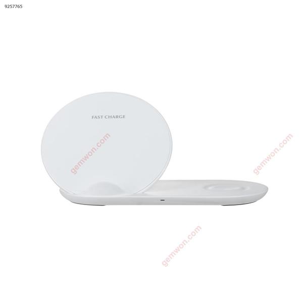 Multi-function 2-in-1 wireless charger for iPhone 8 / iPhone 8 Plus / iPhone X / XR / Xs / XsMax / Samsung S9 / S9 Plus / S8 / S8Plus / S7 / S7 Edge / S6 Edge / HUAWEI Mate 20 RS / Mate 20 Pro + Apple iWatch 1, 2, 3, 4 Charger & Data Cable N26-1