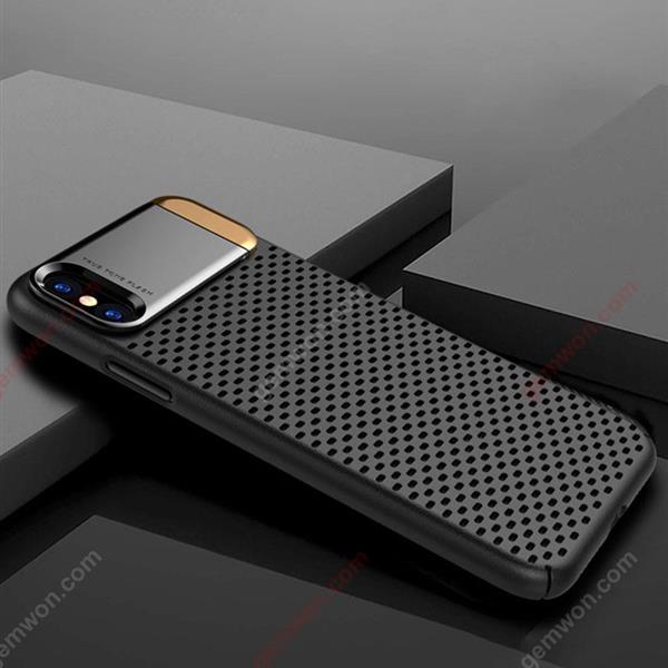 iphoneX  Breathable phone case，Creative cell phone protective case，black Case IPHONEX  BREATHABLE PHONE CASE