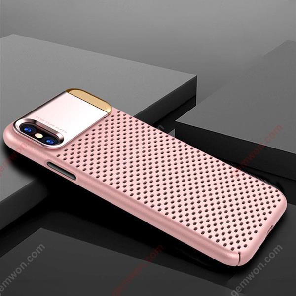 iphoneX Breathable phone case，Creative cell phone protective case，pink Case IPHONEX BREATHABLE PHONE CASE
