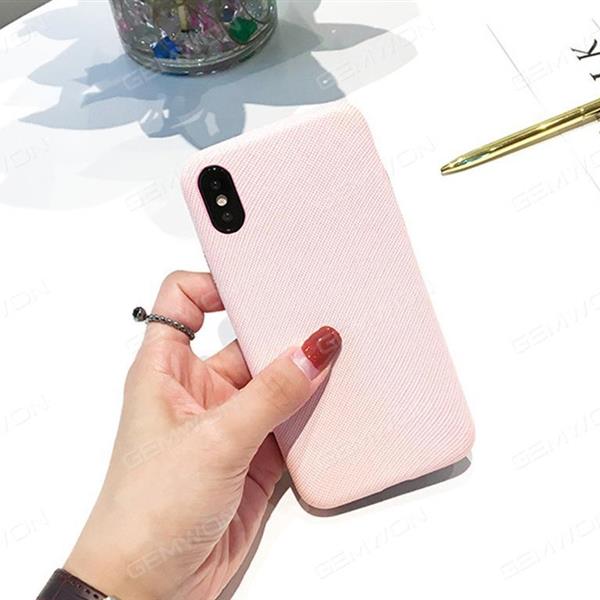 iPhone6 Fabric twill 
Hand case，Back cover type
Mobile phone soft shell，pink Case IPHONE6 FABRIC TWILL HAND CASE