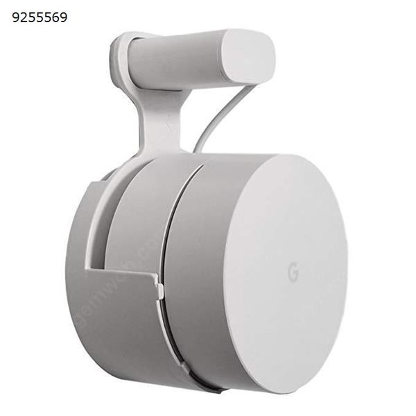 Google Wifi Wall Mount Bracket Holder, Basstop Simplest Bracket Stand for Google Wifi Router and Beacons (No Messy Screws) -White Mobile Phone Mounts & Stands ST07