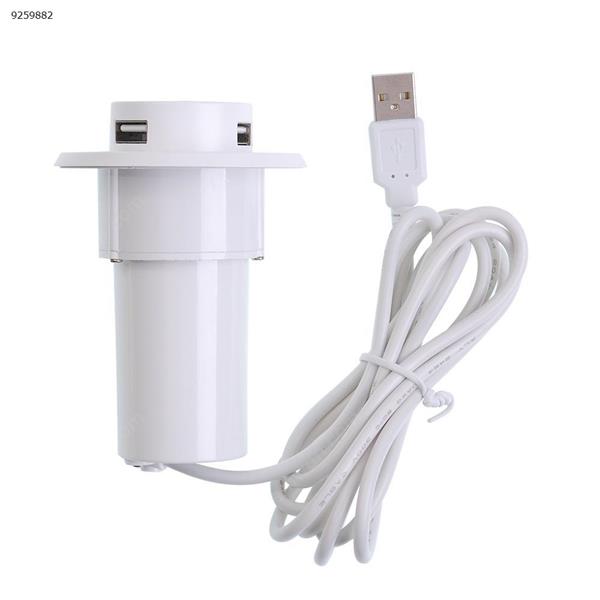 Office desktop multi-port USB mobile phone universal charger plus 2A charging head-white Charger & Data Cable LDE-C0011