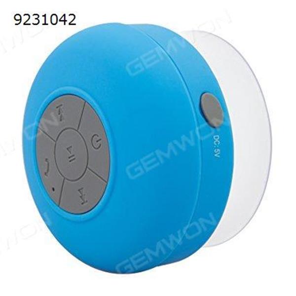 Shower-Mate s4 Waterproof Bluetooth Shower Speaker with ISSC Chipset and Hands-Free Speakerphone for All iOS and Android Devices - Blue Bluetooth Speakers TH-01