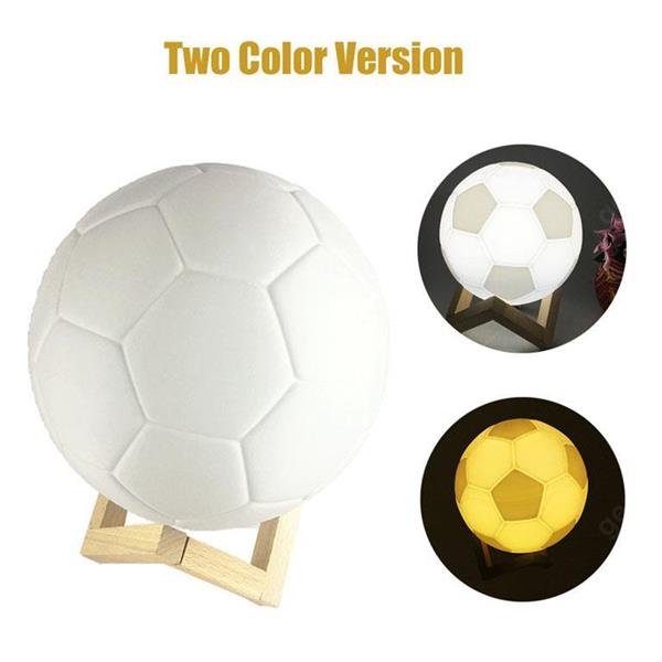 8MM 3D Printing Soccer LED Desk Table Night Light Football Night light Touch Lamp kids Family Holiday Gift Smart Gift 3D