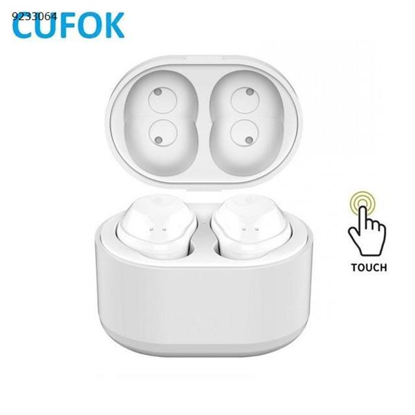 X6 TWS Wireless Bluetooth Headset, Waterproof Stereo Mini Ear In-ear (White) Bluetooth Speakers WD-X6