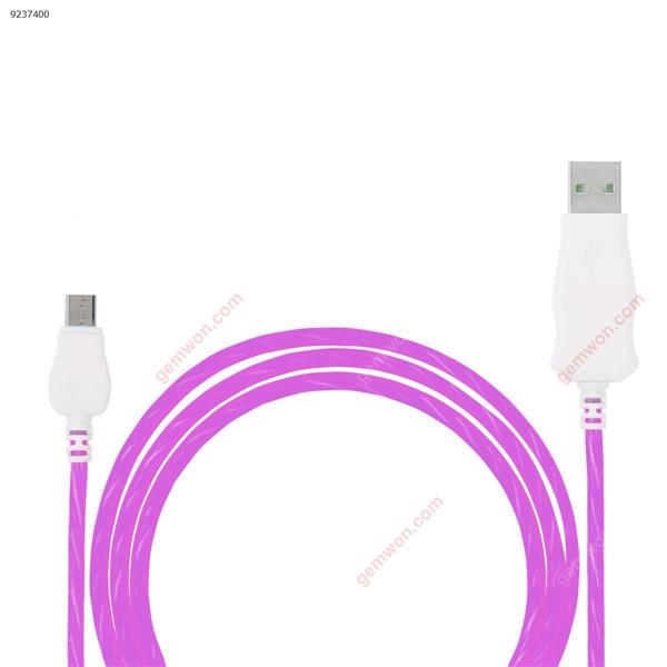 Micro illuminating data line (purple) Charger & Data Cable micro