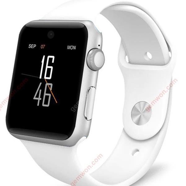 DM09 SIM smart watch for iOS and Android phones with HD camera display for healthy sync calls and push notifications (white) Smart Wear DM09
