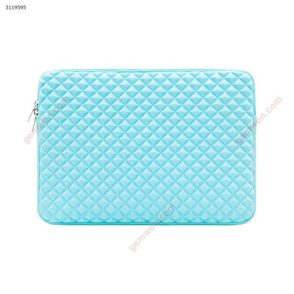 15.6 inch Diamond-pattern laptop bag waterproof laptop bag for MacBook Air Pro 11 13.3 15.6 for Xiaomi Air 13 15 laptop case for MacBook，blue Case 15.6 INCH DIAMOND PATTERN LINER BAG