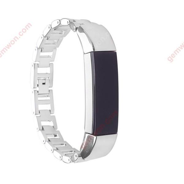 Fitbit Alta HR bracelet accessory chain bracelet Three stainless steel stainless steel strap (silver) Smart Wear FITBIT ALTA HR