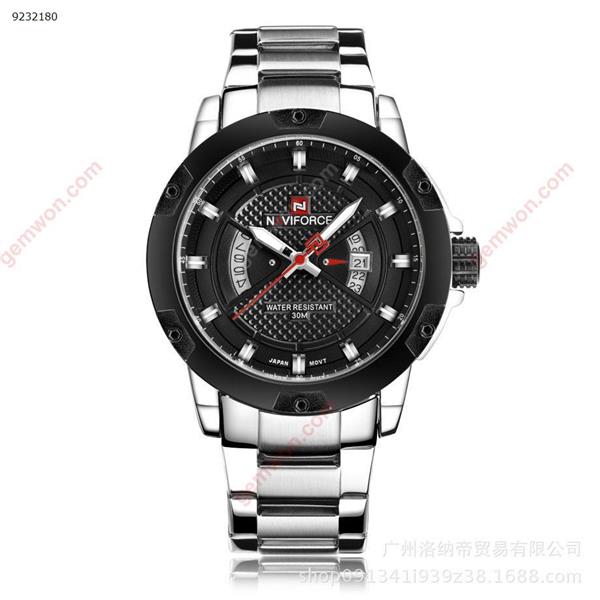 NAVIFORCE Lingxiang 9085 AliExpress Men's Steel Belt Quartz Watch Waterproof Casual Men's Watch Smart Wear 9085