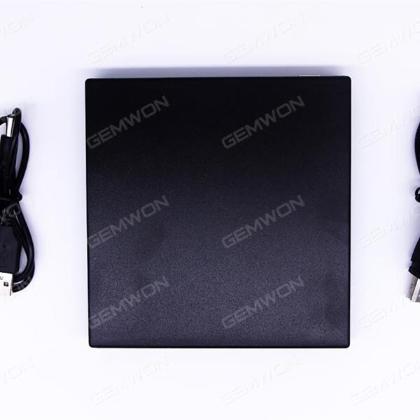 USB Slim Portable Optical Drive,DVD /VCD/DVD,Black Portable Drive N/A