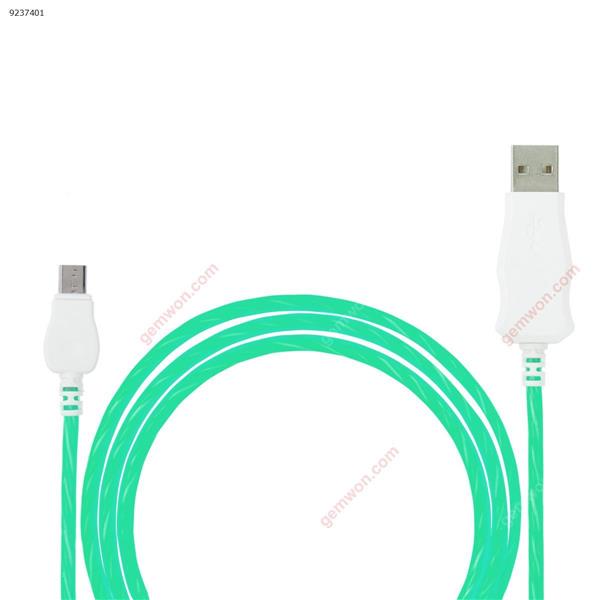 Micro illuminating data line (green) Charger & Data Cable micro