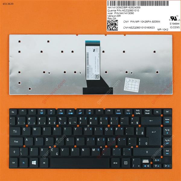 ACER AS3830T BLACK WIN8 BR N/A Laptop Keyboard (OEM-B)