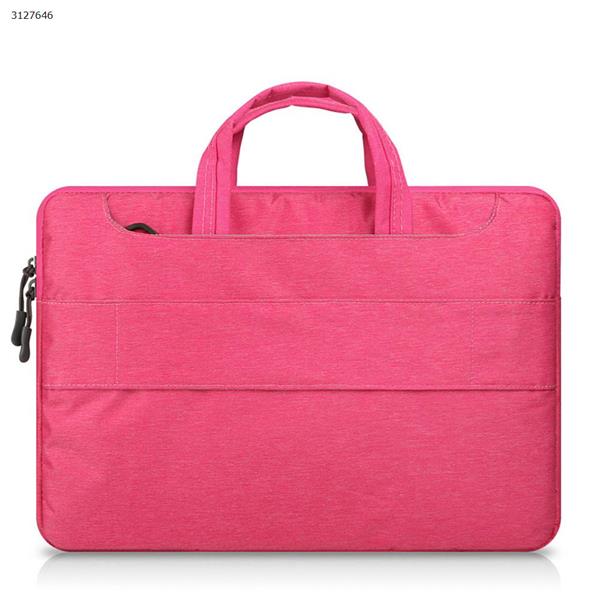 Business casual unisex nylon handbag 11/12/13/15 inch Apple laptop bag 12 inch Pink  Outdoor backpack n/a