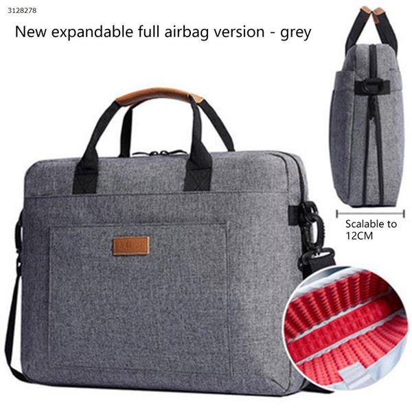Nylon laptop bag 14/15.6 laptop bag shoulder portable Messenger Gray airbag 15 inch Outdoor backpack n/a
