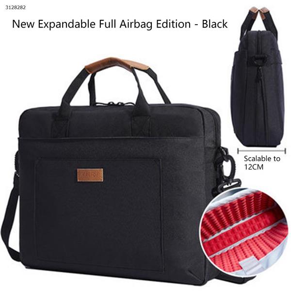 Nylon laptop bag 14/15.6 laptop bag shoulder portable Messenger Black airbag 15 inch Outdoor backpack n/a