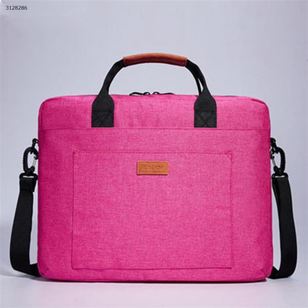 Nylon laptop bag 14/15.6 laptop bag shoulder portable Messenger Pink airbag 14 inch Outdoor backpack n/a