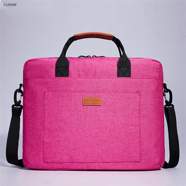 Nylon laptop bag 14/15.6 laptop bag shoulder portable Messenger Pink airbag 15.6 inch Outdoor backpack n/a