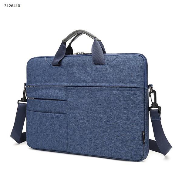 Laptop bag shoulder diagonal Slim Apple notebook 13.3 inch Blue Outdoor backpack n/a