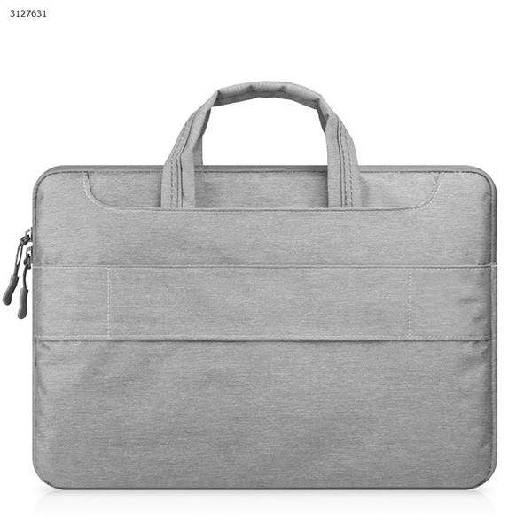 Business casual unisex nylon handbag 11/12/13/15 inch Apple laptop bag 15.6 inch Gray Outdoor backpack n/a