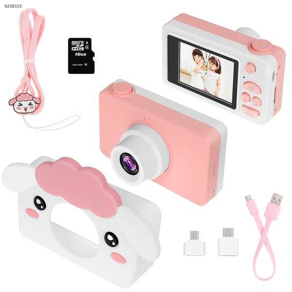 Shockproof Kids Children Digital Camera + Sheep case , Pink, Birthday/Christmas Gifts 5th  Camera 5TH