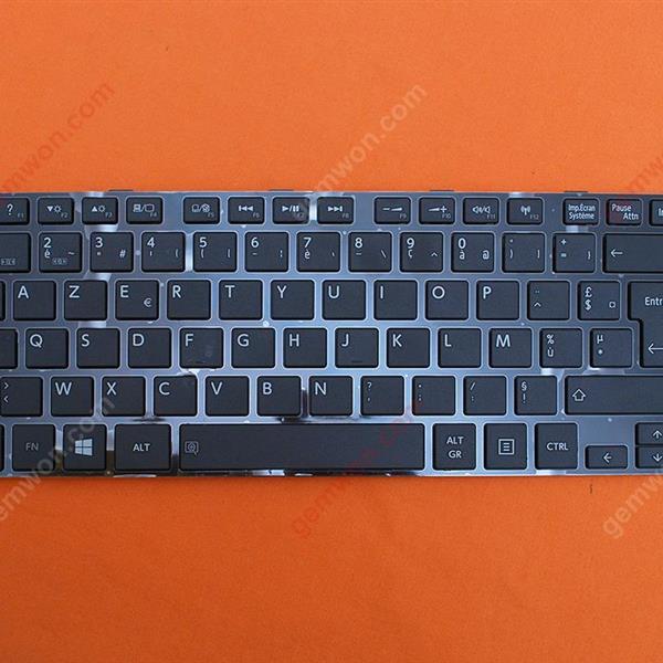 TOSHIBA L40-A C40D GLOSSY FRAME BLACK(For Win8) FR N/A Laptop Keyboard (OEM-B)
