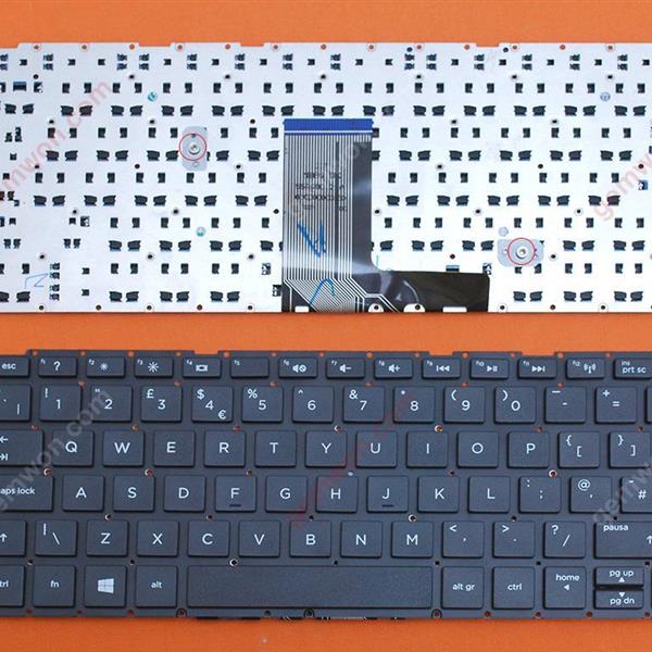 HP Pavilion 11-e BLACK(Without FRAME,Without Foil For Win8) UK N/A Laptop Keyboard (OEM-B)