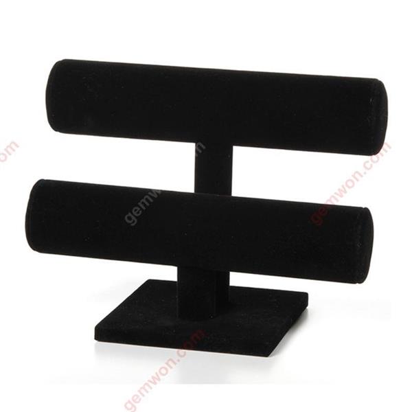 High-grade black velvet two-layer Bracelet rack jewelry rack Other JEWELRY RACK