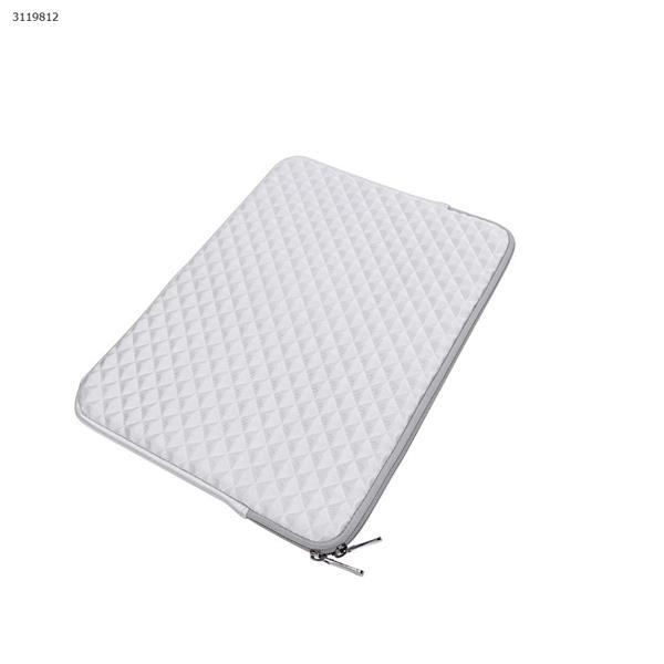 15.6 inch Diamond-pattern laptop bag waterproof laptop bag for MacBook Air Pro 11 13.3 15.6 for Xiaomi Air 13 15 laptop case for MacBook，gray Case 15.6  INCH DIAMOND PATTERN LINER BAG