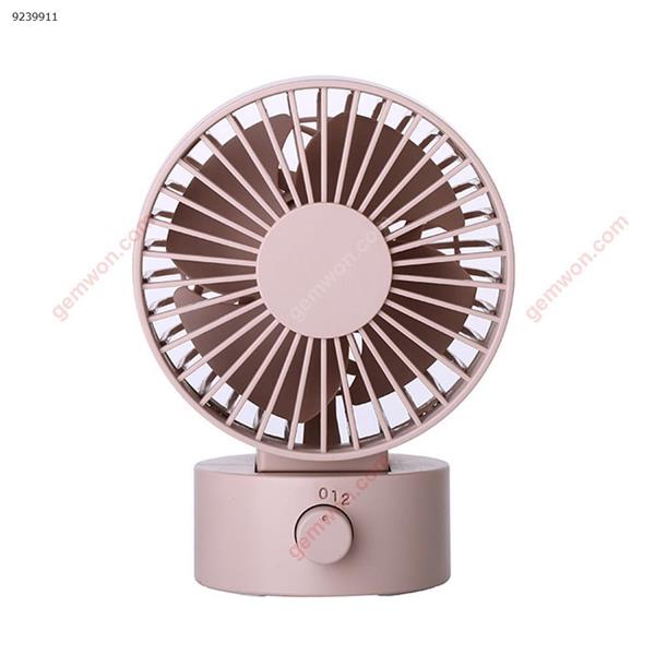 Office USB double leaf fan desktop small fan mini fan small bedroom fan silent pink Other Y8-001