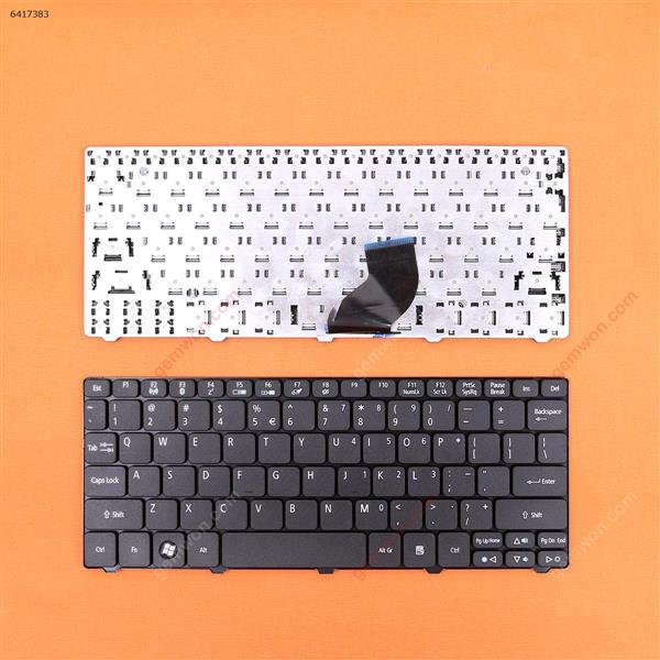 ACER ONE 532H 521 D255/GATEWAY LT21 BLACK OEM US N/A Laptop Keyboard (OEM-A)