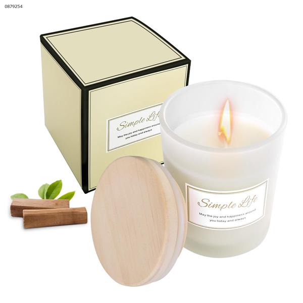 Smokeless aromatherapy candles with lid to help sleep ( Sandalwood type) Home Decoration N/A