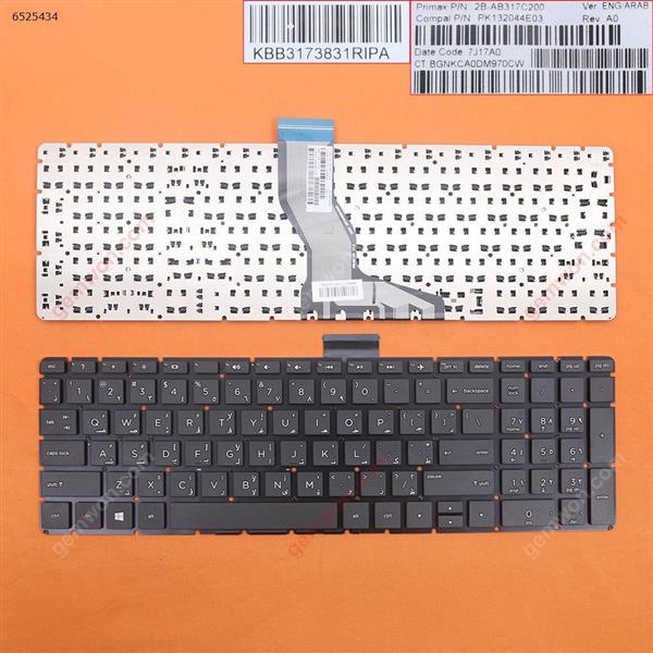 HP Pavilion 15-BS BLACK(Without FRAME，Small Enter,WIN8) AR N/A Laptop Keyboard (OEM-B)