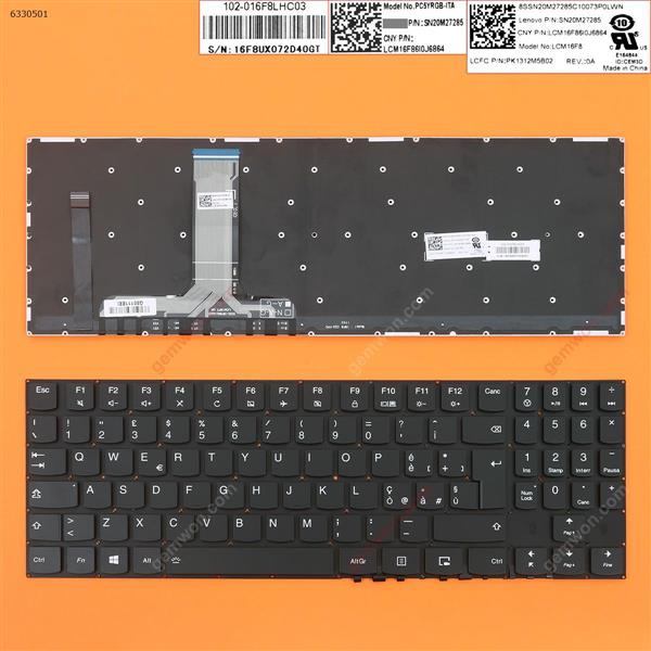 Lenovo Legion Y720 BLACK(Full Colorful Backlit,Win8)  IT N/A Laptop Keyboard (OEM-B)