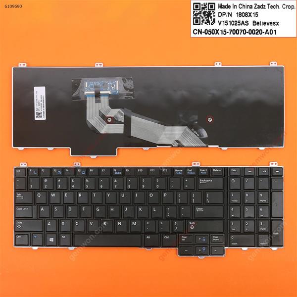 DELL Latitude E5540 BLACK (Win8) US N/A Laptop Keyboard (OEM-B)