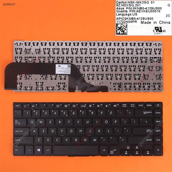 ASUS VivoBook 15 X505BA X505 X505BP   BLACK(without FRAME) US N/A Laptop Keyboard (OEM-B)
