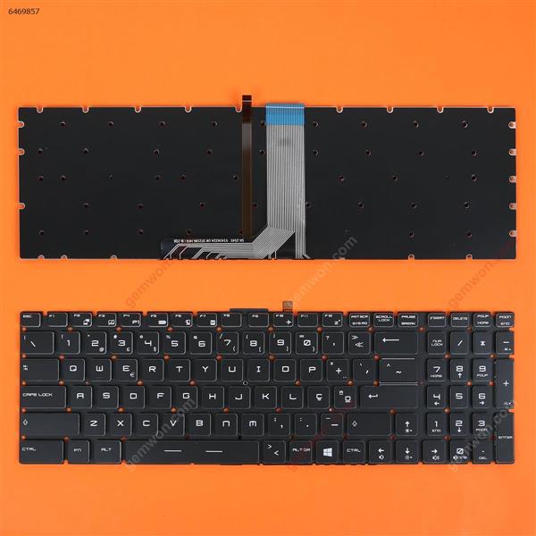MSI GT72 GS60 GS70 WS60 GE72 GE62 BLACK (Backlit,Without FRAME,WIN8) PO N/A Laptop Keyboard (OEM-B)
