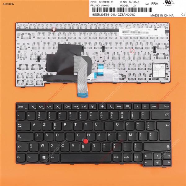 Thinkpad E450 E455 E450C BLACK FRAME BLACK(With Point stick,Win8) FR N/A Laptop Keyboard (OEM-B)