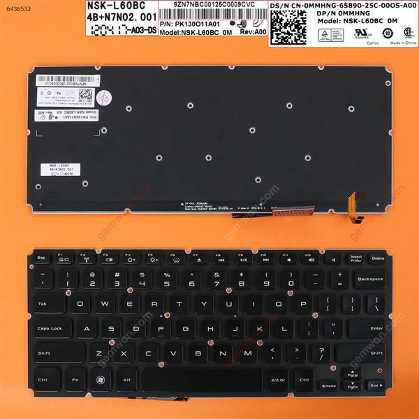 DELL XPS 14R 14 L421x 15 L521x  BLACK(Without FRAME,Backlit,For Win8) Reprint US N/A Laptop Keyboard (Reprint)